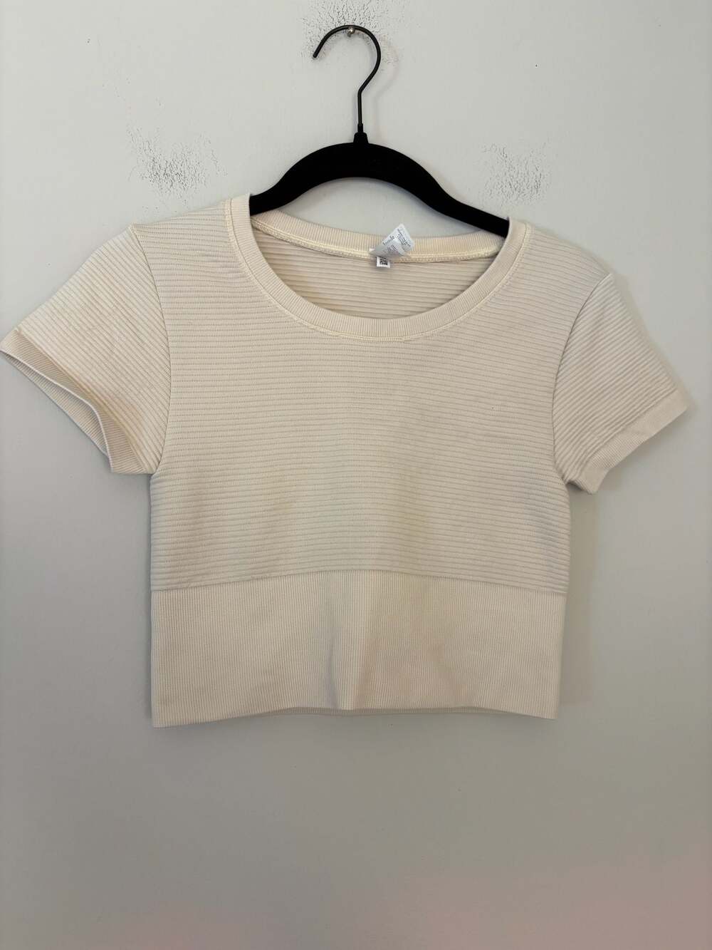 Offline by Aerie Ribbed Seamless Cropped  Athletic Gym Workout Top Sz XS